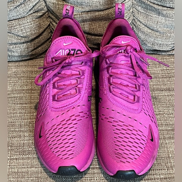 Nike Air Max 270 Women's Pink Athletic Shoes Size 10 - fits like 9.5 - Picture 4 of 7